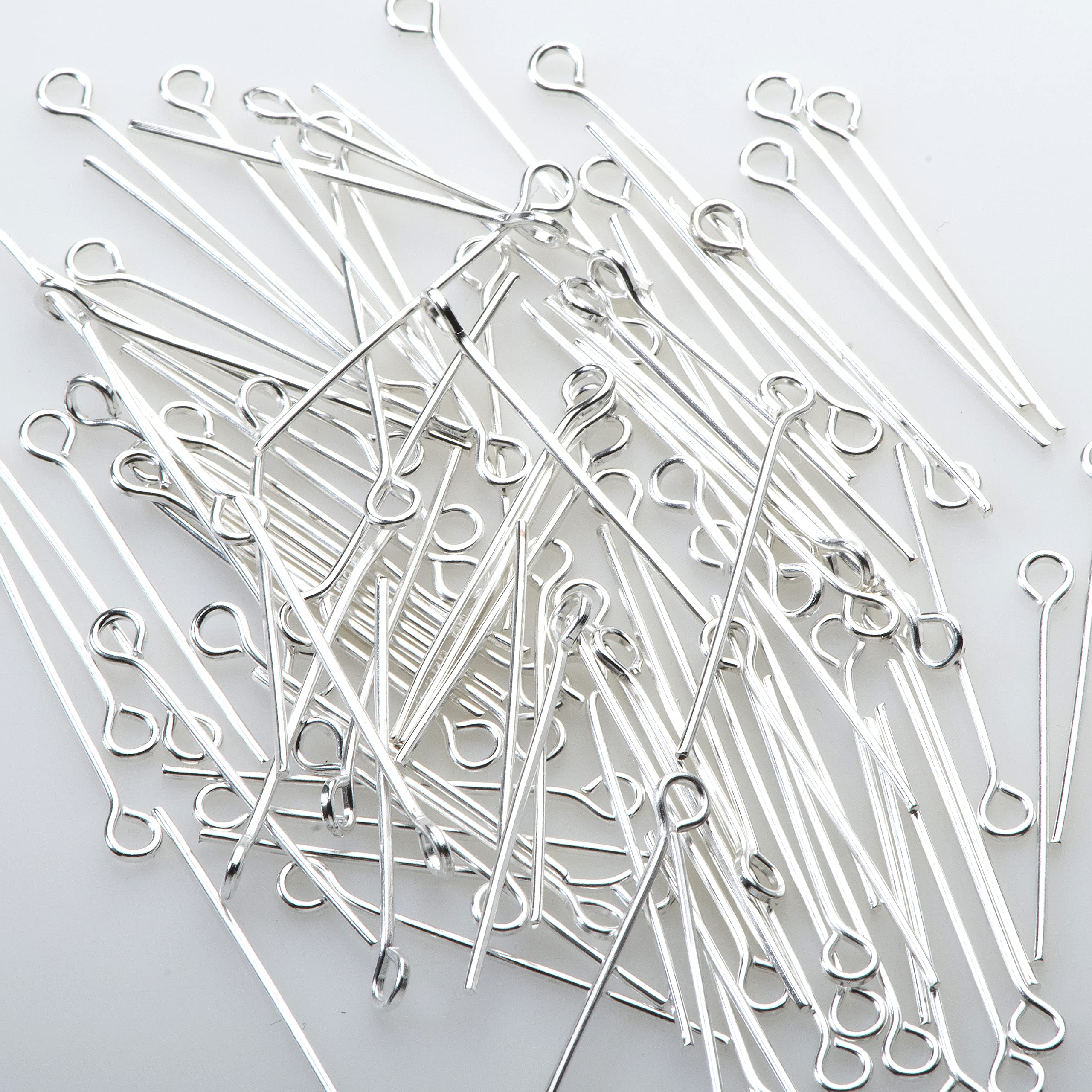 Amazon.co.jp: HARU雑貨 ホワイトシルバー 9ピンセット 約345本 20mm